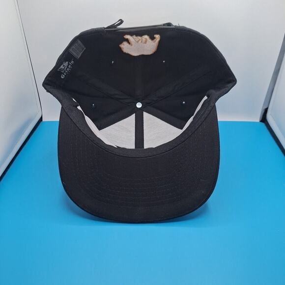 California Republic Cali Logo Hat Snap Back Embroidered Black Cotton - Picture 6 of 7